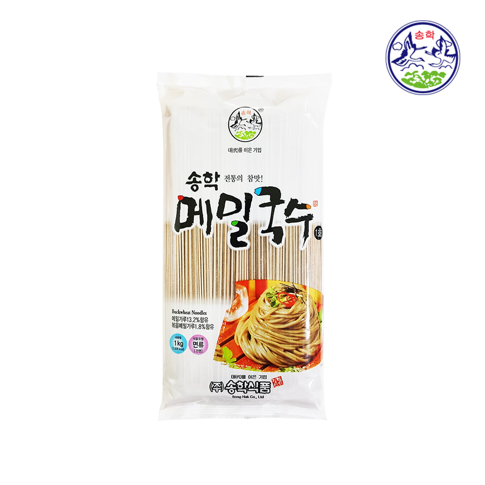 [송학식품] 메밀국수 1kg / 모밀소바 막국수 냉면