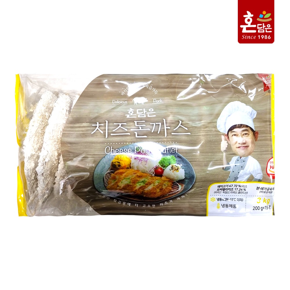 [한맥식품] 혼담은 치즈돈까스 3kg(200g 15장)